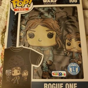 Star wars funko pop tshirt large